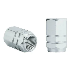 Ventilhattar i metall fler färger 4-Pack (Välj Färg: Silver)