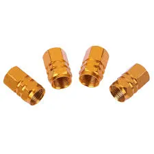 Ventilhattar i metall fler färger 4-Pack (Välj Färg: Guld)