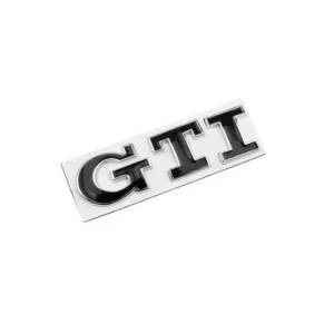 Volkswagen Emblem Gti Baklucka (Välj en produktvariant: Svart/Silver)