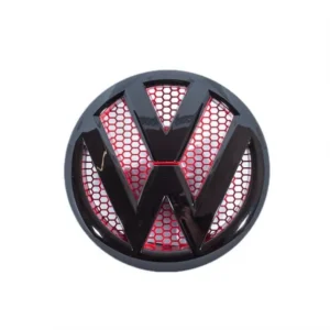 Volkswagen VW T5 Emblem RÖD Fram / Bak (Välj Storlek: Bak 129mm)