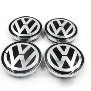 Volkswagen VW emblem centrumkåpor 4-Pack (Välj Storlek: 60mm)