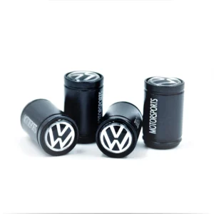 Volkswagen Ventilhattar svart & krom (Välj en produktvariant: Svart)