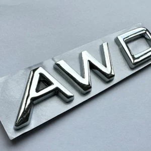 Volvo Emblem AWD Krom - Svart (Välj en produktvariant: Krom)