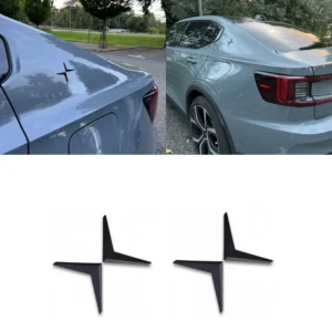 Volvo Polestar Emblem (2-pack) (Välj en produktvariant: Blanksvart)