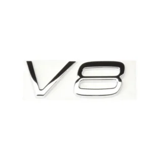 Volvo V8 emblem svart / krom (Välj en produktvariant: Krom)