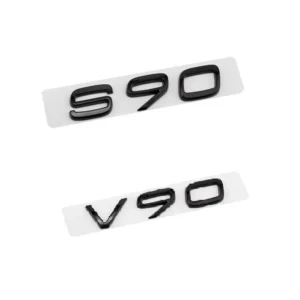 Volvo emblem V90 S90 Svart Krom (Välj en produktvariant: v90, Välj en produktvariant: Blanksvart)