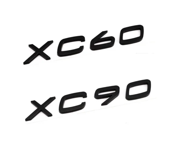 Volvo emblem Xc60 Xc90 (Välj en produktvariant: xc60, Välj Färg: Blanksvart)