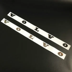 Volvo emblem baklucka (Välj en produktvariant: Silverkrom)