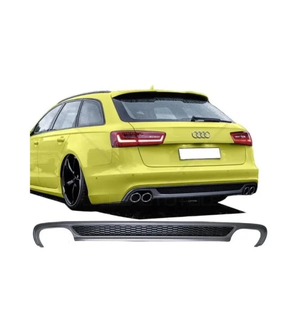Audi A6 S-Line diffuser 11-18 C7 / C7.5 (Välj en produktvariant: före facelift)