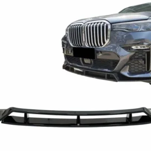Bmw X7 frontspoiler G07 blanksvart