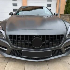 Mercedes-Benz R231 SL Grill GTR 12-16 (Välj en produktvariant: Blank svart)