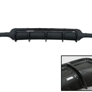 Diffuser M-Performance F32 F36 F33 Kolfiber-look (Diffuser: 4 rörs)