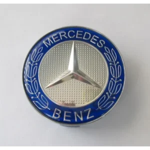 Mercedes centrumkåpor 60mm (Välj en produktvariant: Blå/silver)