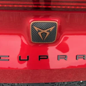 Cupra emblem baklucka olika färger (Välj Färg: Blanksvart)