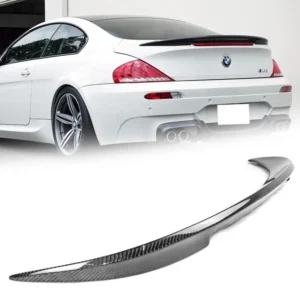 Bmw E63 Vinge Spoiler 6-serie facelift (Välj en produktvariant: Olackerad)