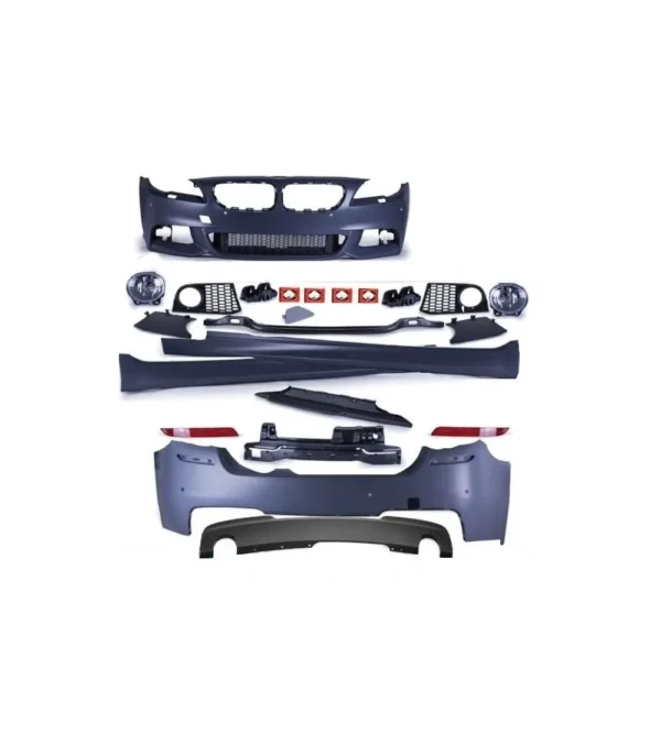 Bmw F10 M-sport M-tech M paket 10-14 (Välj en produktvariant: Lackerad i bilens färgkod, Diffuser: 535)