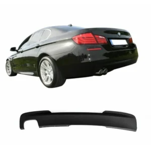 Bmw Diffuser M-Sport F10 F11 (Välj en produktvariant: Matt svart, Diffuser: 520-530 två ändrör till vänster)