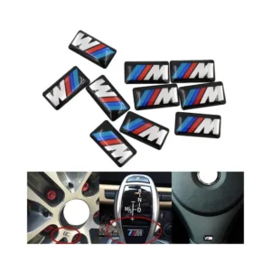 Bmw M-Tech 5X emblem till fälg och ratten (Välj en produktvariant: 16x8mm)