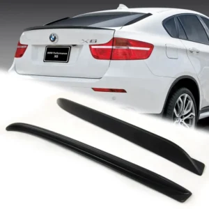 Bmw x6 E71 Bakrutespoilers Flaps (Välj en produktvariant: Lackerad Blanksvart)