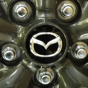 Mazda logo centrum kåpor / hjulnav kåpor 57mm (Välj en produktvariant: Svart)