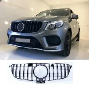 Mercedes Gle Grill GTR (ML Suv) W166 15-19 (Välj Färg: Svart blank)