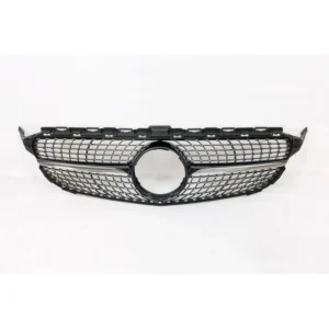Grill Diamant Mercedes-Benz W205 S205 A205 15-18 (Välj en produktvariant: Utan 360 Cam, Välj en produktvariant: Svart fena)