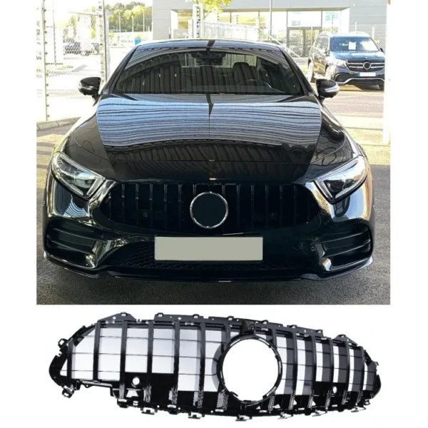 Mercedes-Benz CLS C257 Grill GTR W257 (Välj Färg: Svart blank)