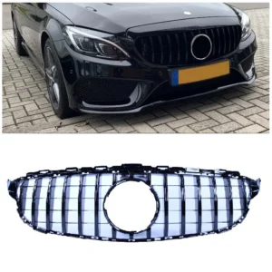 Mercedes-Benz Grill GTR W205 C205 S205 14-18 C43 (Välj en produktvariant: Utan kamera, Välj en produktvariant: Blanksvart)