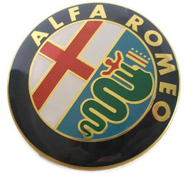 Alfa Romeo emblem motorhuv / baklucka (Välj en produktvariant: Färgad guldig)