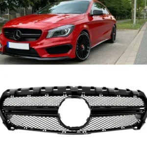 Mercedes-Benz Grill CLA W117 X117 AMG (Välj Färg: Svart blank)