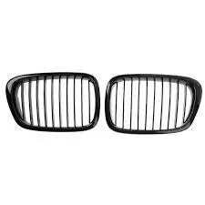 Bmw E39 Grill Njurar Singelribb Face lift (Fler färger) (Välj en produktvariant: Blank svart)