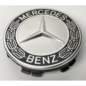 Mercedes centrumkåpor 60mm (Välj en produktvariant: Krom/Svart)