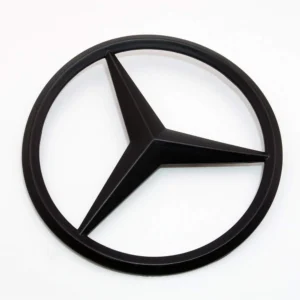 Mercedes Benz stjärna 90mm Baklucka (Välj en produktvariant: Matt svart)
