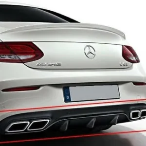 AMG Diffuser Mercedes C205 A205 C63 (Välj en produktvariant: Blanksvart)
