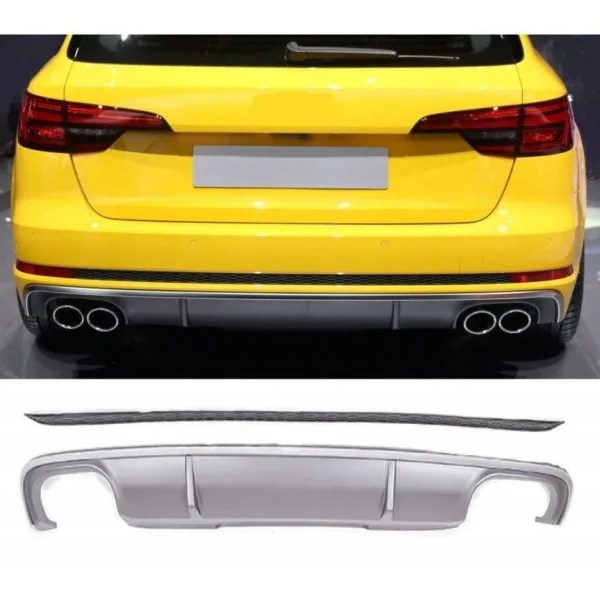 Audi A4 B9 Diffuser S4-look 2016-