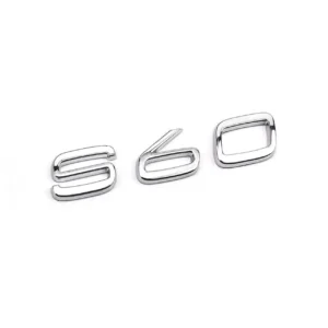 Volvo emblem S60 V60 Svart & Krom (Välj en produktvariant: s60, Välj Färg: Krom)