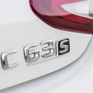 Mercedes Benz C63s emblem C63 s Motorkod (Välj Färg: Krom)