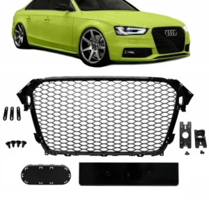Audi A4 Grill Rs4 B8.5 Honeycomb 12-15